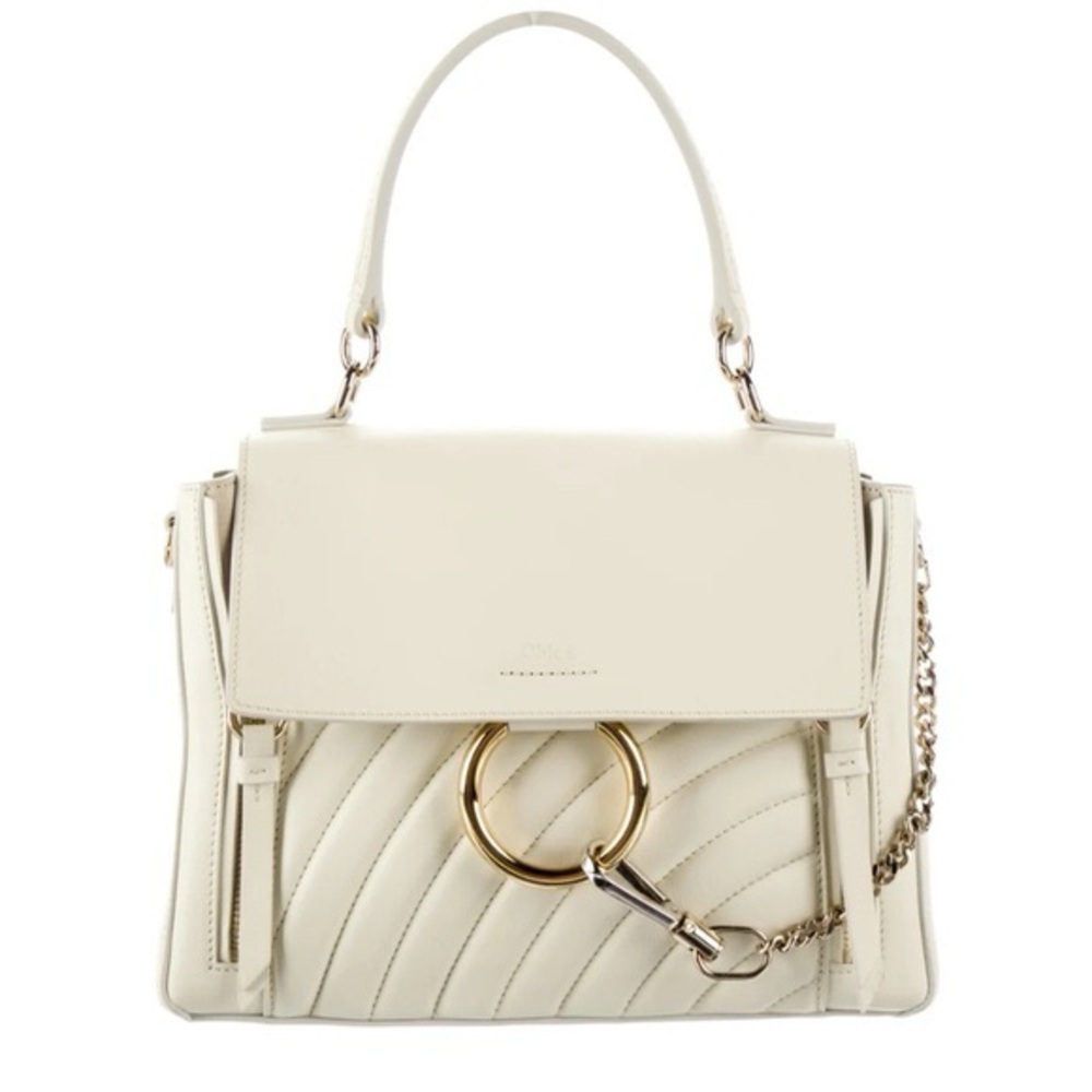 Chloe Cream Crossbody Bag with Quilted Texture and Adjustable Strap
